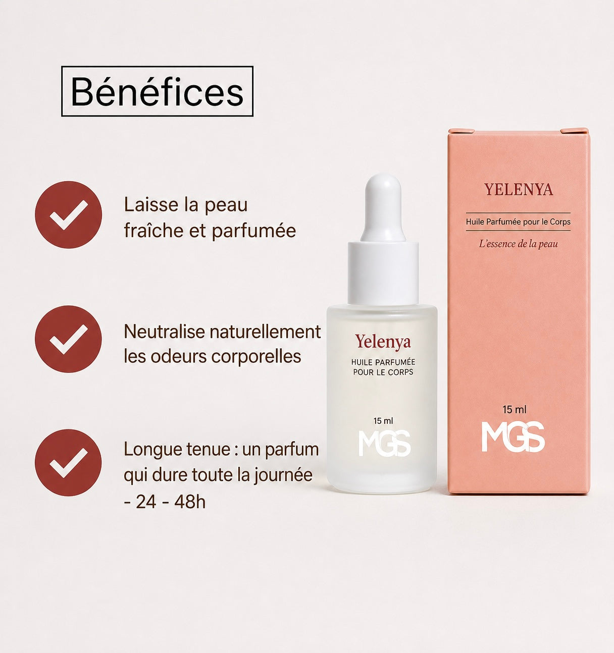 Yelenya - Huile parfumée pour le corps